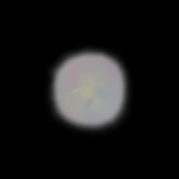 Example of single image Gaussians output